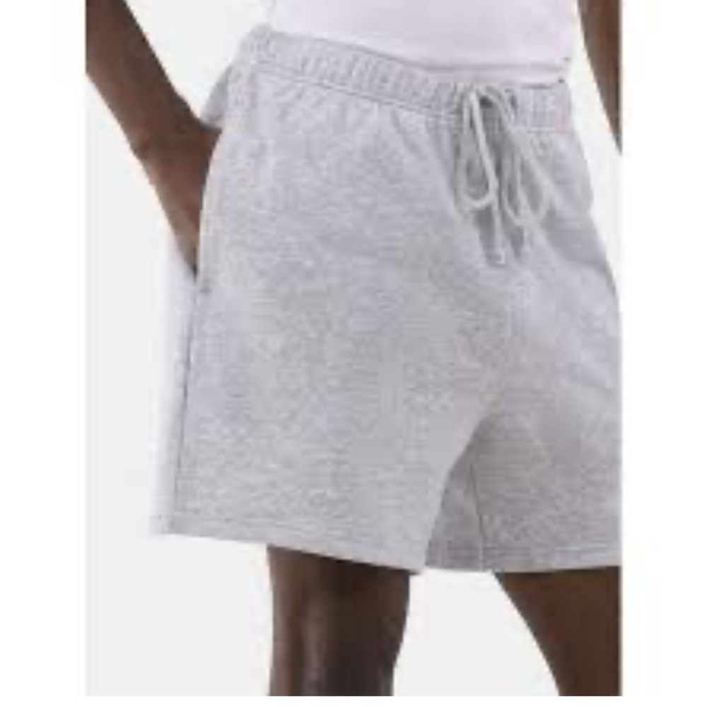 Gray Drawstring Shorts